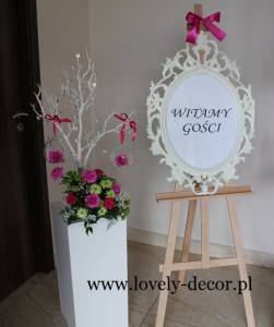 dekoracje weselne sala w krośnie dwa serca 